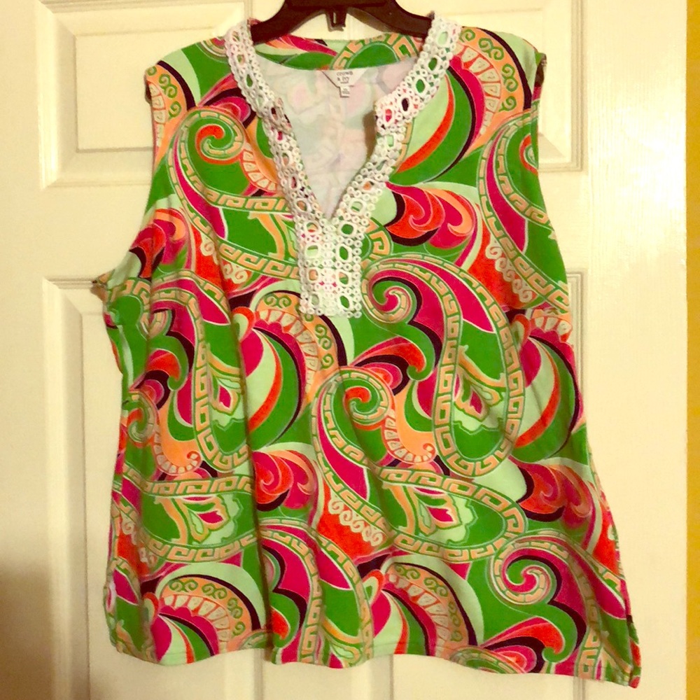 Multicolor crown & Ivy Blouse